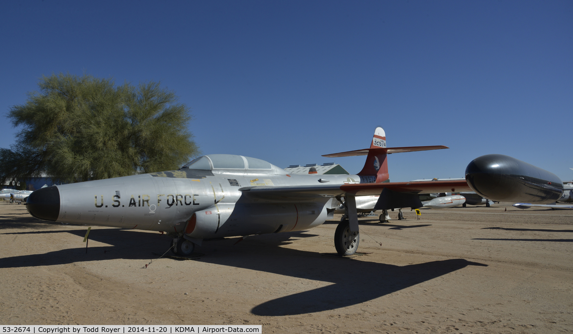 53-2674, Northrop F-89J Scorpion C/N 4805, On display at the Pima Air and Space Museum