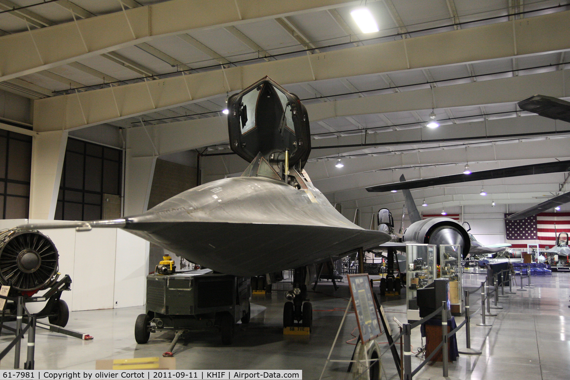 61-7981, Lockheed SR-71C Blackbird C/N 2000, Hill museum