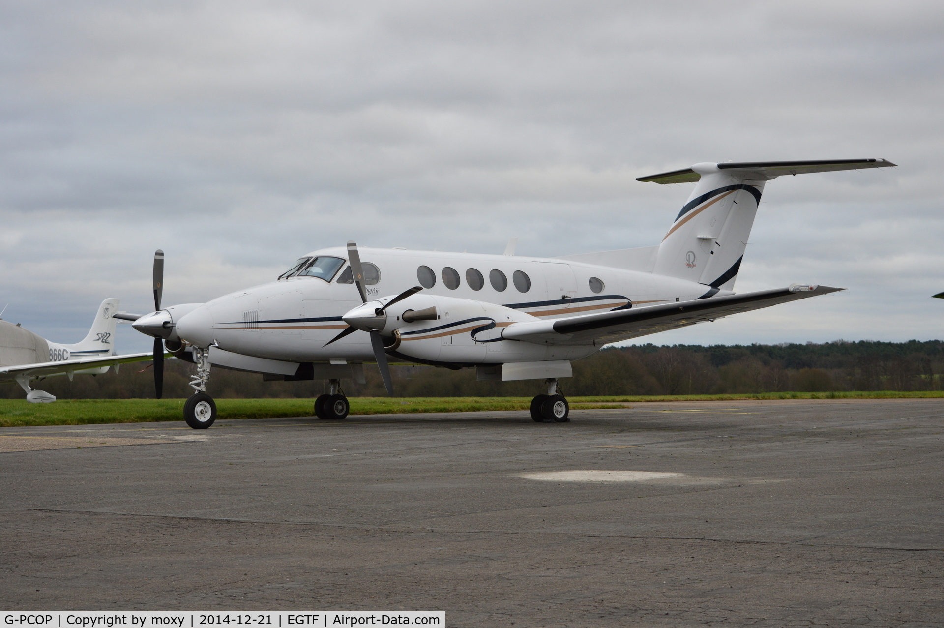 G-PCOP, 2004 Raytheon B200 King Air C/N BB-1860, Beech 200 Super Kingair at Fairoaks. Ex N6200G