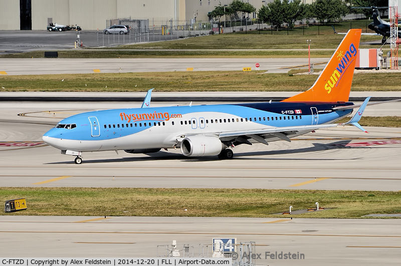 C-FTZD, 2007 Boeing 737-8K5 C/N 35132, Ft. Lauderdale