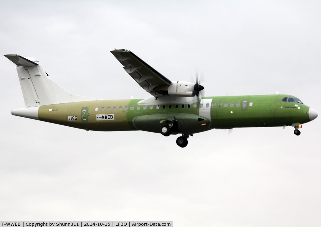 F-WWEB, 2014 ATR 72-600 (72-212A) C/N 1185, C/n 1185 - For Islena Airlines