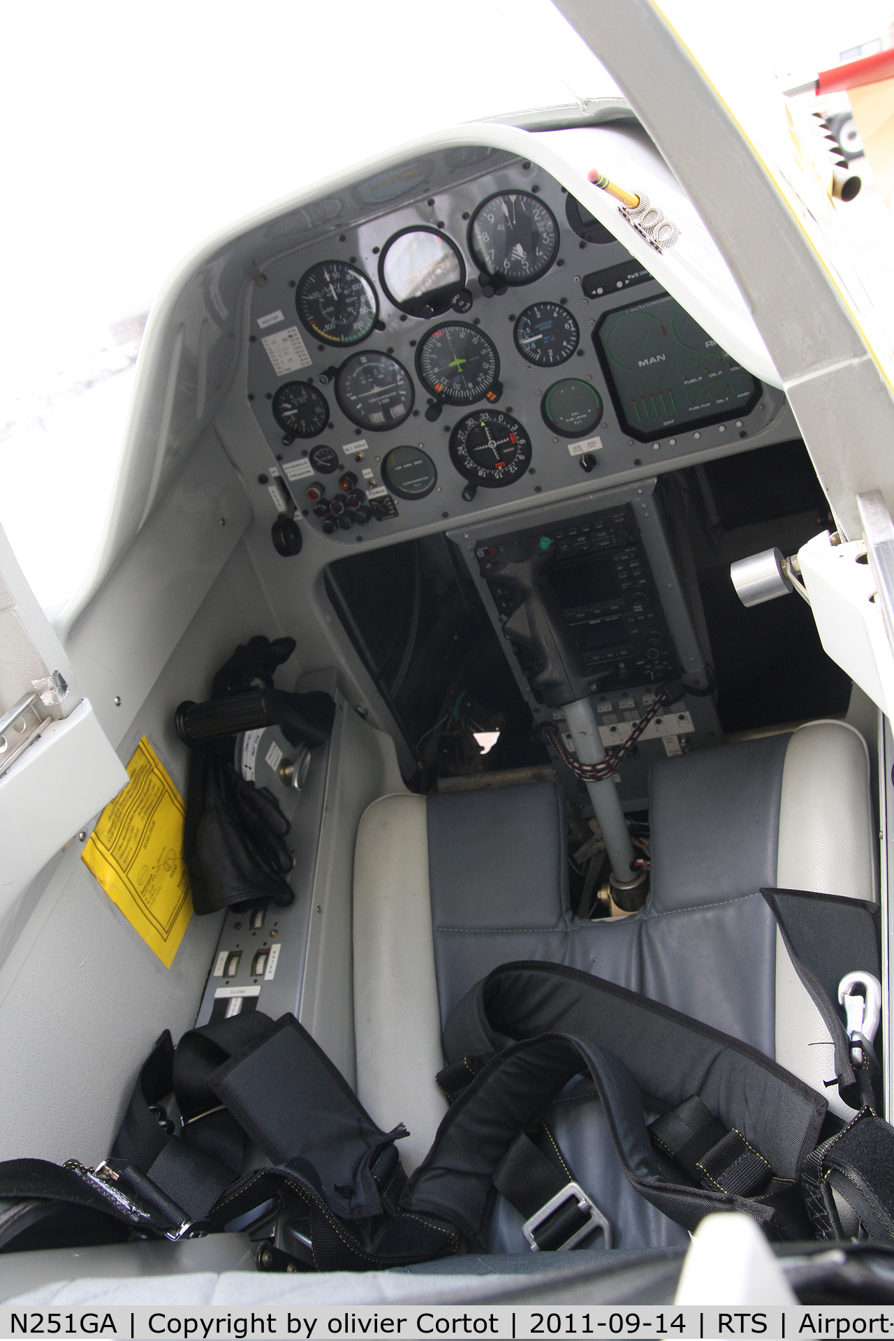 N251GA, 2007 Papa 51 Thunder Mustang C/N AITM016, cockpit view