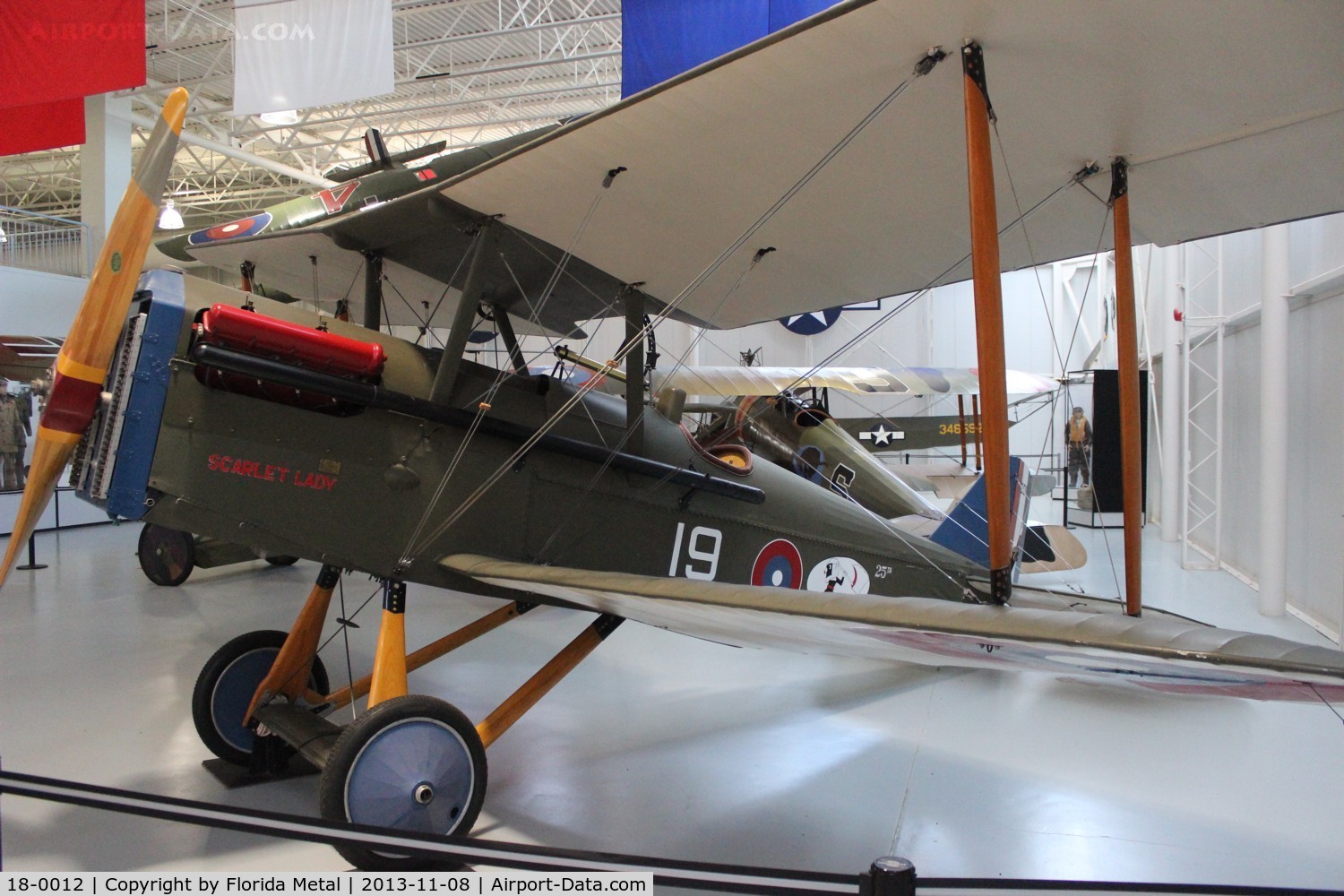 18-0012, 1918 Curtiss SE.5A C/N F8010, Curtiss SE 5A at Army Aviation Museum