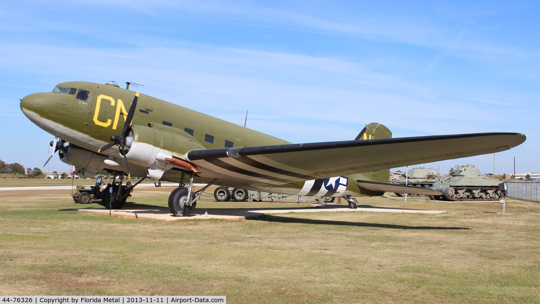 44-76326, 1944 Douglas VC-47D-25-DK Skytrain C/N 32658, VC-47D at Battleship Alabama