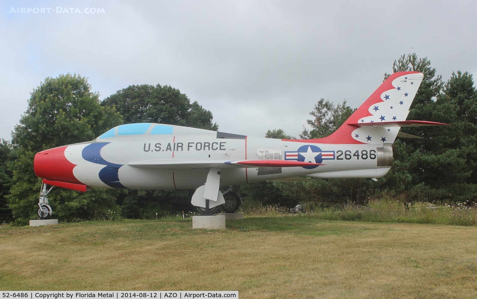 52-6486, 1952 Republic F-84F-35-RE Thunderstreak C/N Not found 52-6486, F-84F Thunderstreak