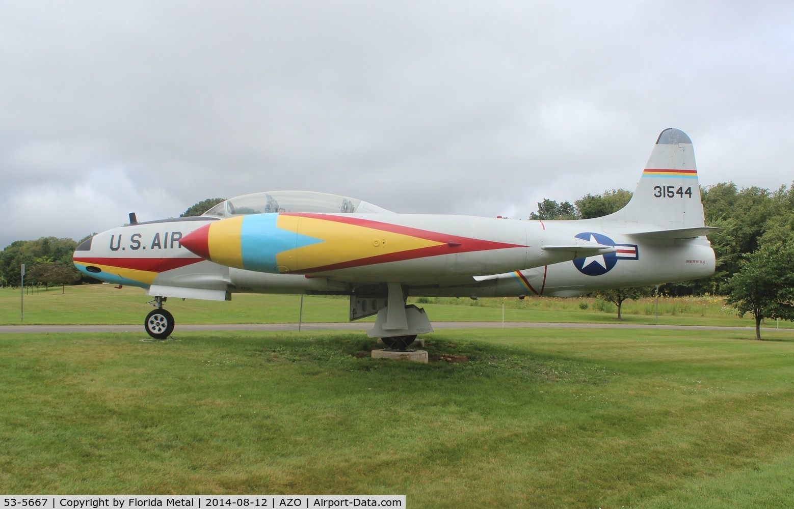 53-5667, 1953 Lockheed T-33B Shooting Star C/N 580-9006, T-33B