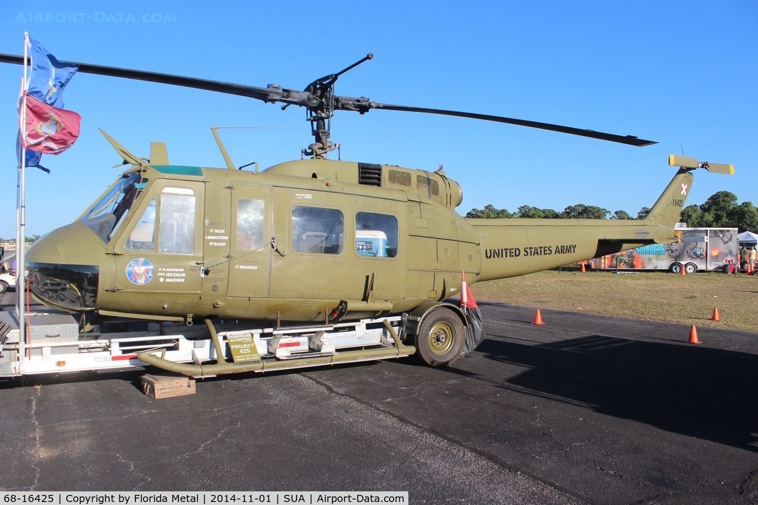 68-16425, 1968 Bell UH-1H Iroquois C/N 11084, UH-1H