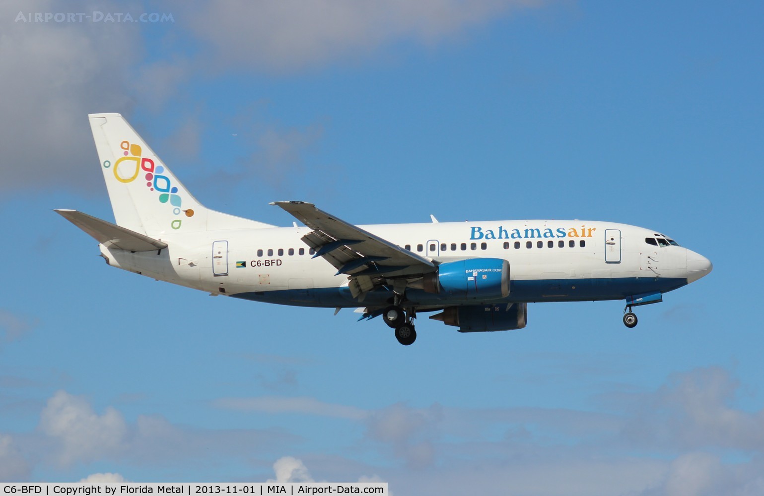 C6-BFD, 1993 Boeing 737-5H6 C/N 26448, Bahamas Air 737-500