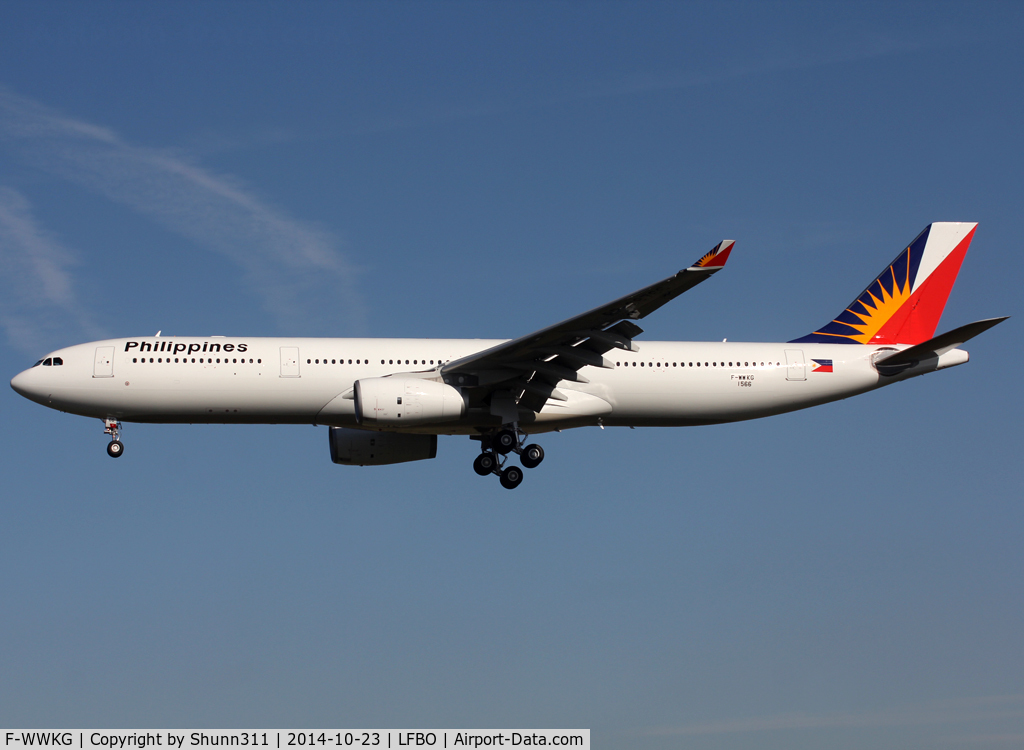 F-WWKG, 2014 Airbus A330-343 C/N 1566, C/n 1566 - To be RP-C8766