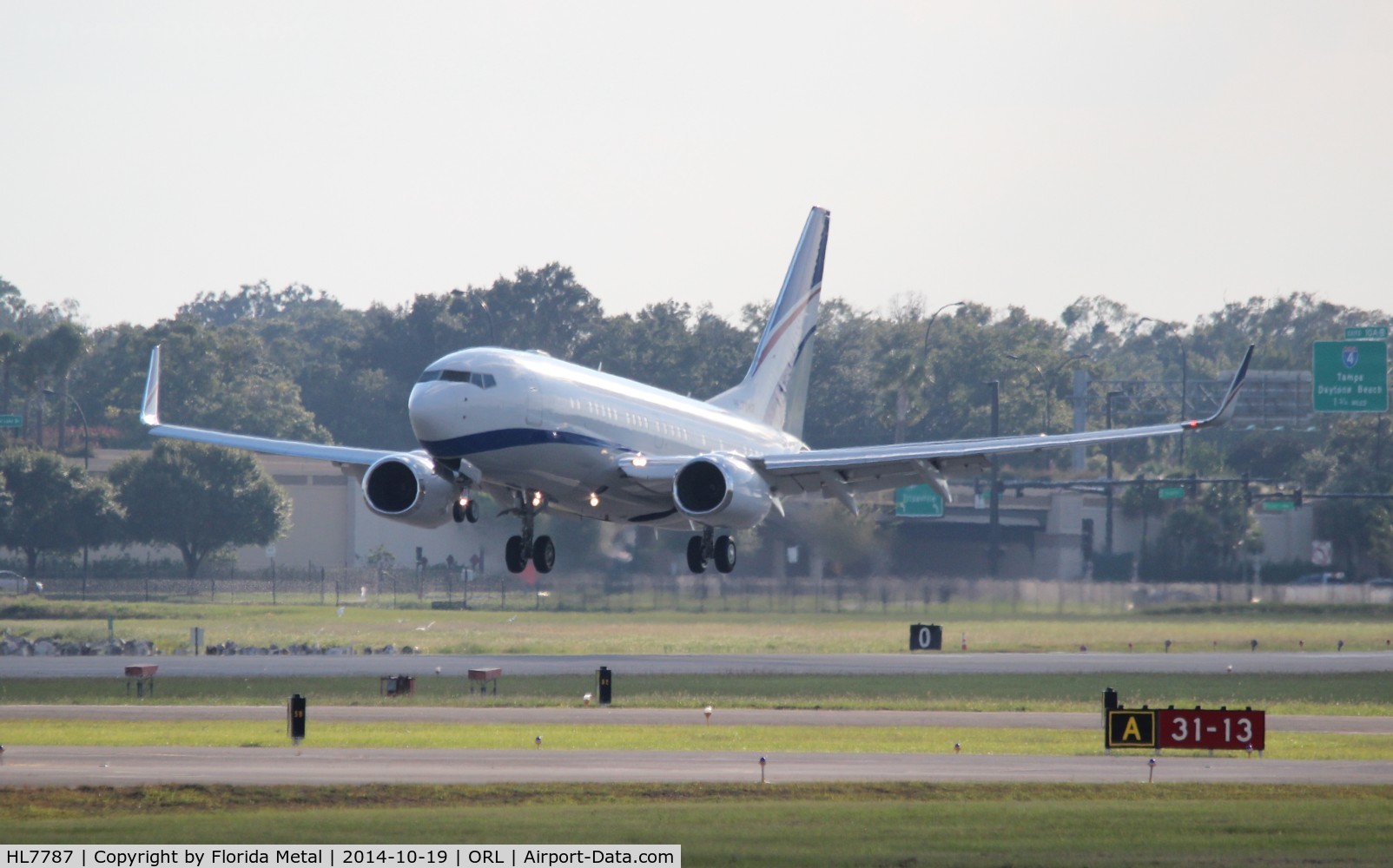 HL7787, 2008 Boeing 737-75G C/N 36852, Hyundai BBJ