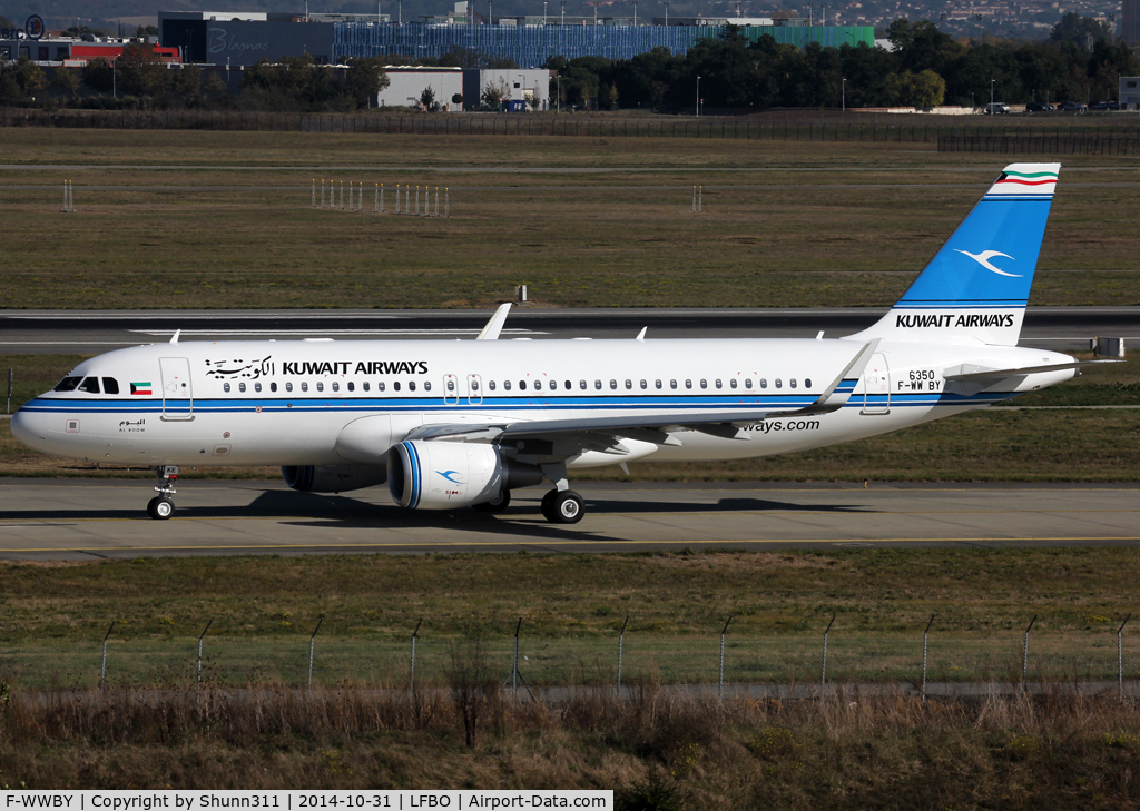 F-WWBY, 2014 Airbus A320-214 C/N 6350, C/n 6350 - To be 9K-AKE