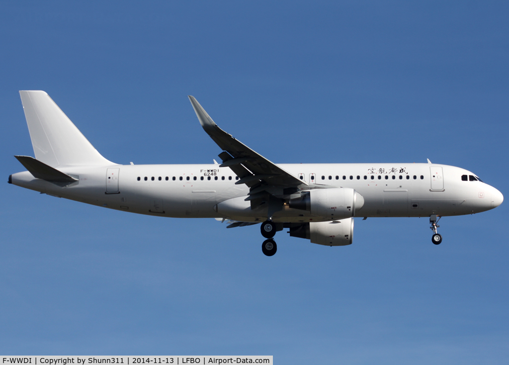 F-WWDI, 2014 Airbus A320-214 C/N 6248, C/n 6248 - To be B-1630