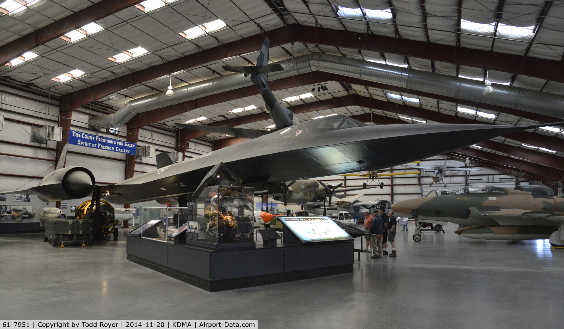 61-7951, 1961 Lockheed SR-71A Blackbird C/N 2002, On display at the Pima Air and Space Museum