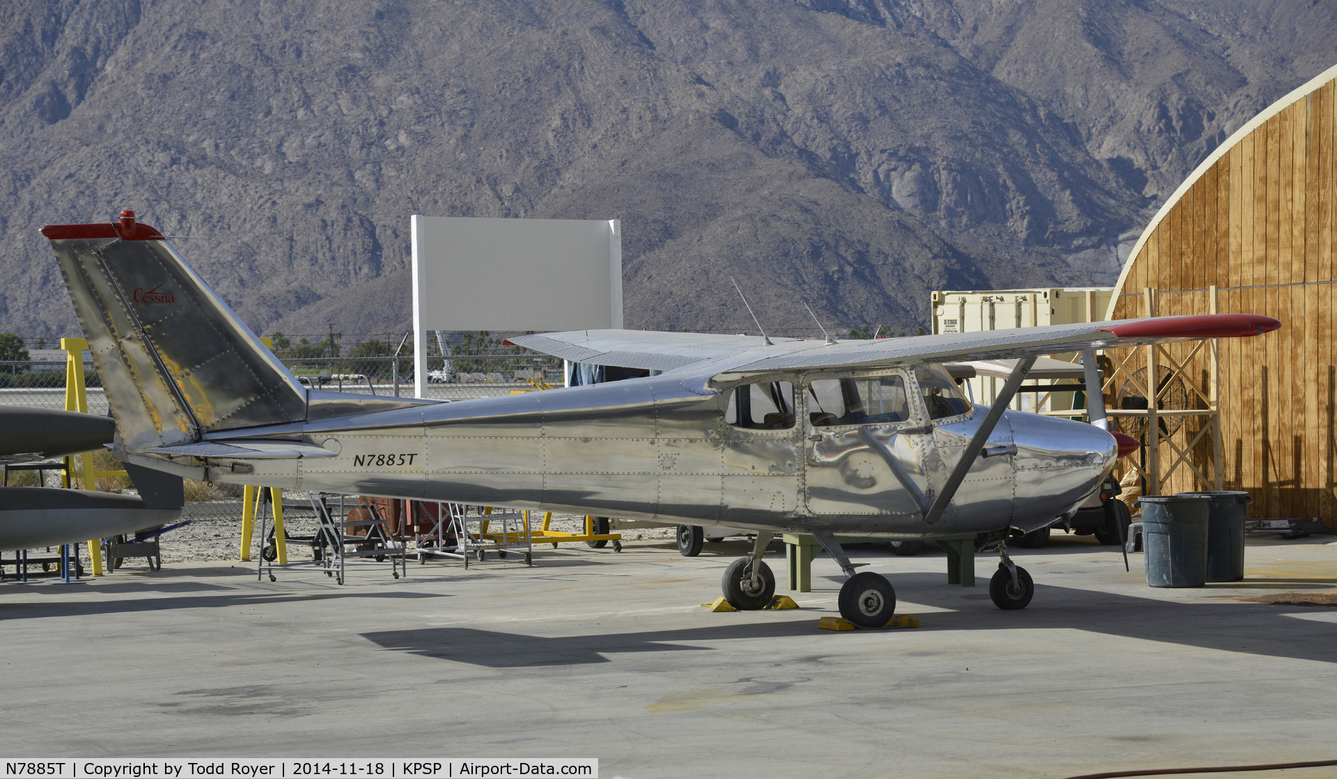 N7885T, 1960 Cessna 172A C/N 47485, At the Palm Springs Air Museum