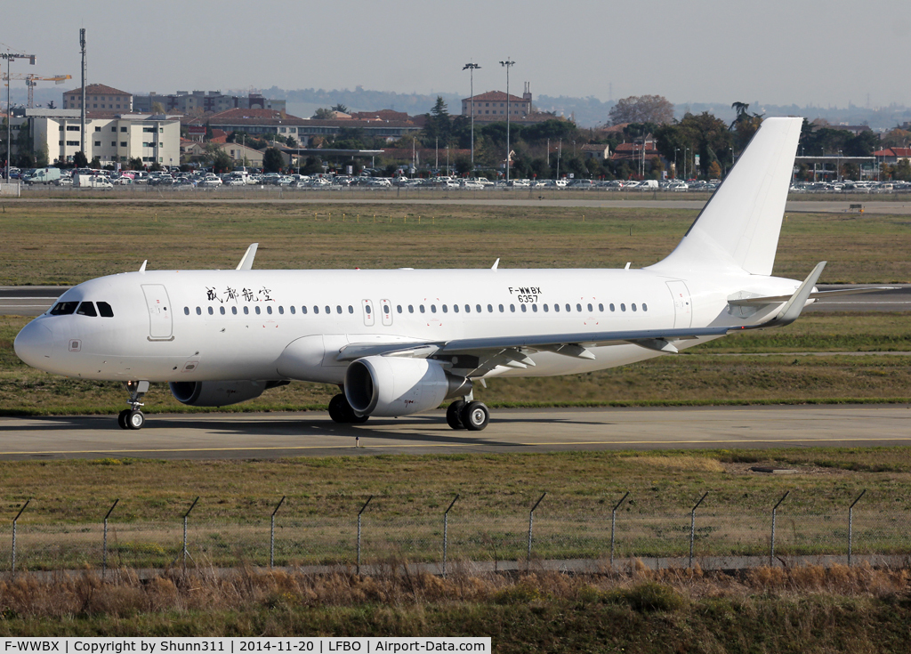 F-WWBX, 2014 Airbus A320-214 C/N 6357, C/n 6357 - To be B-1633