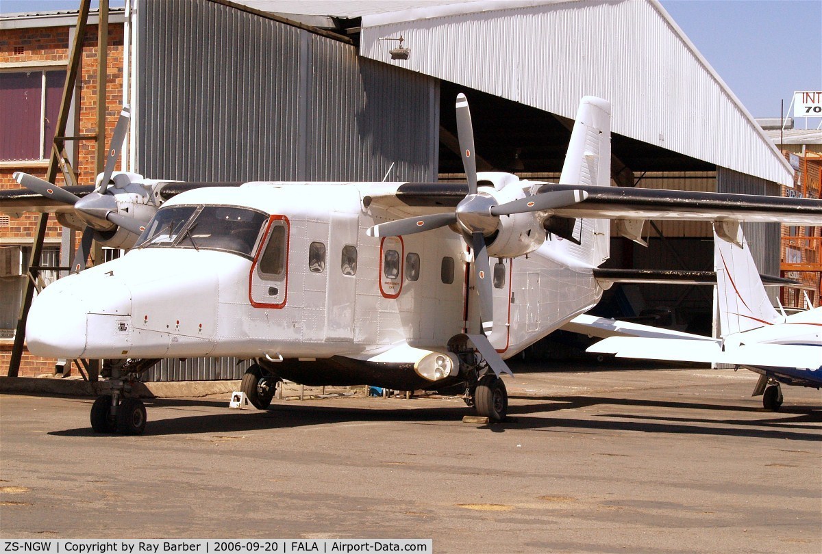 ZS-NGW, 1984 Dornier 228-100 C/N 7036, Dornier Do.228-100 [7036] (Kivu Air) Lanseria~ZS 20/09/2006