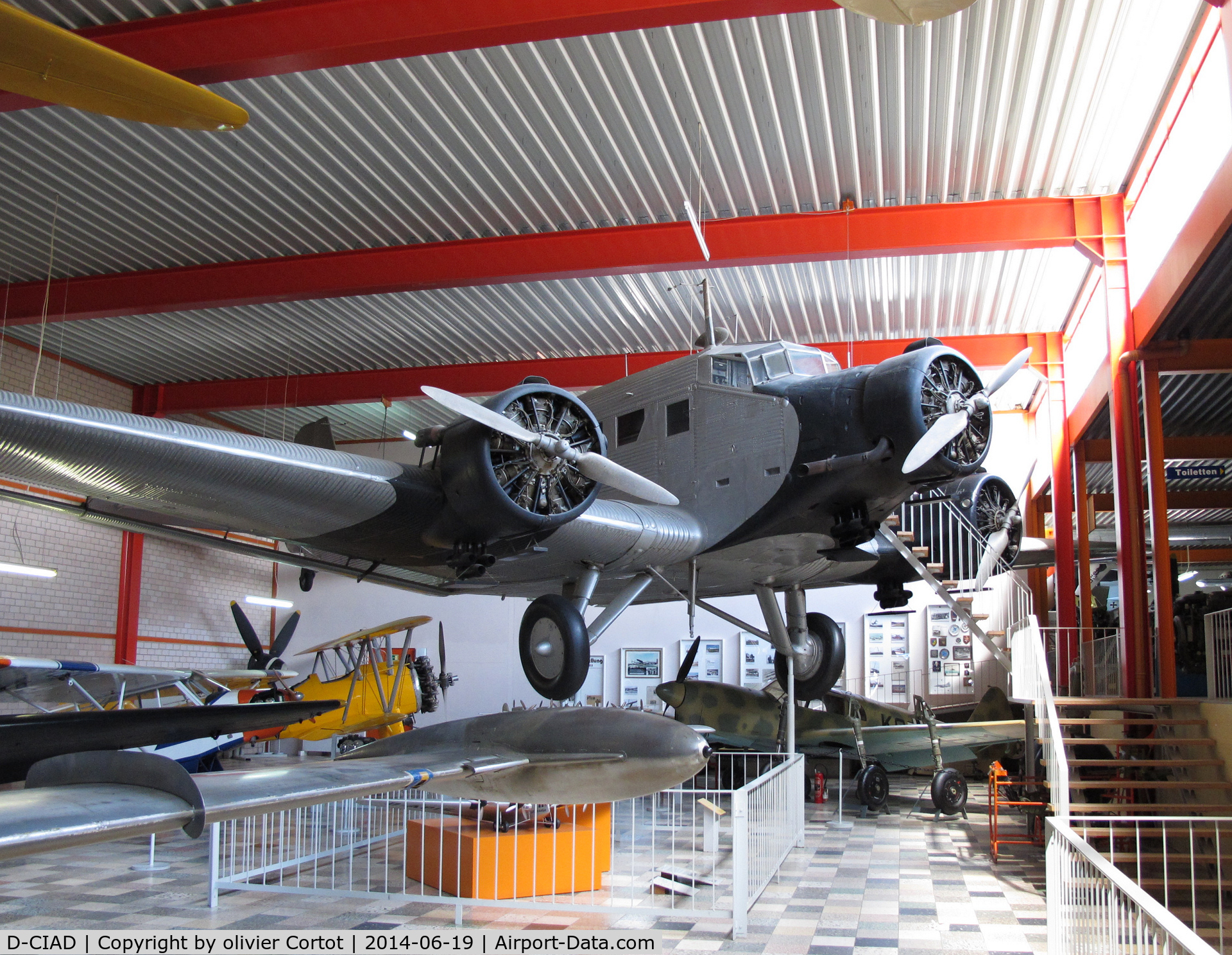 D-CIAD, Junkers (CASA) 352L (Ju-52) C/N 37, Hermeskeil museum