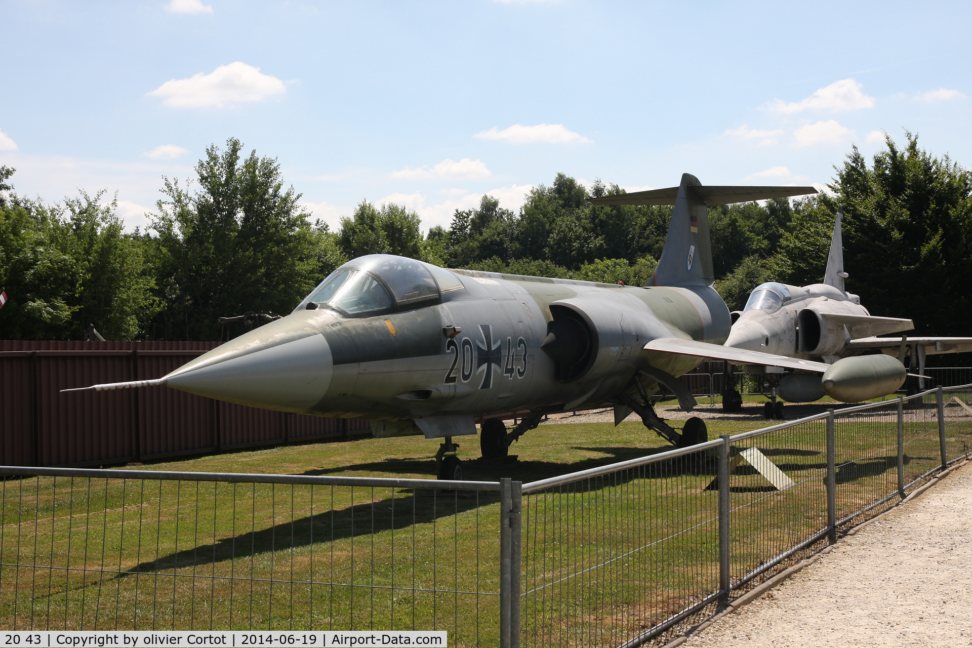 20 43, Lockheed F-104G Starfighter C/N 683-2050, Hermeskeil museum