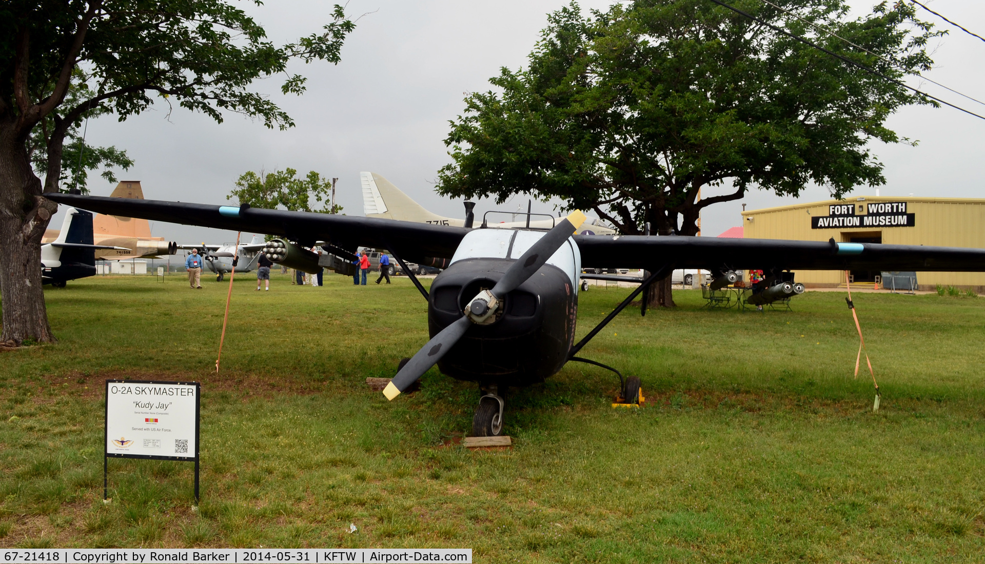 67-21418, 1967 Cessna O-2A Super Skymaster Super Skymaster C/N 337M-0124, Fort Worth Aviation Museum