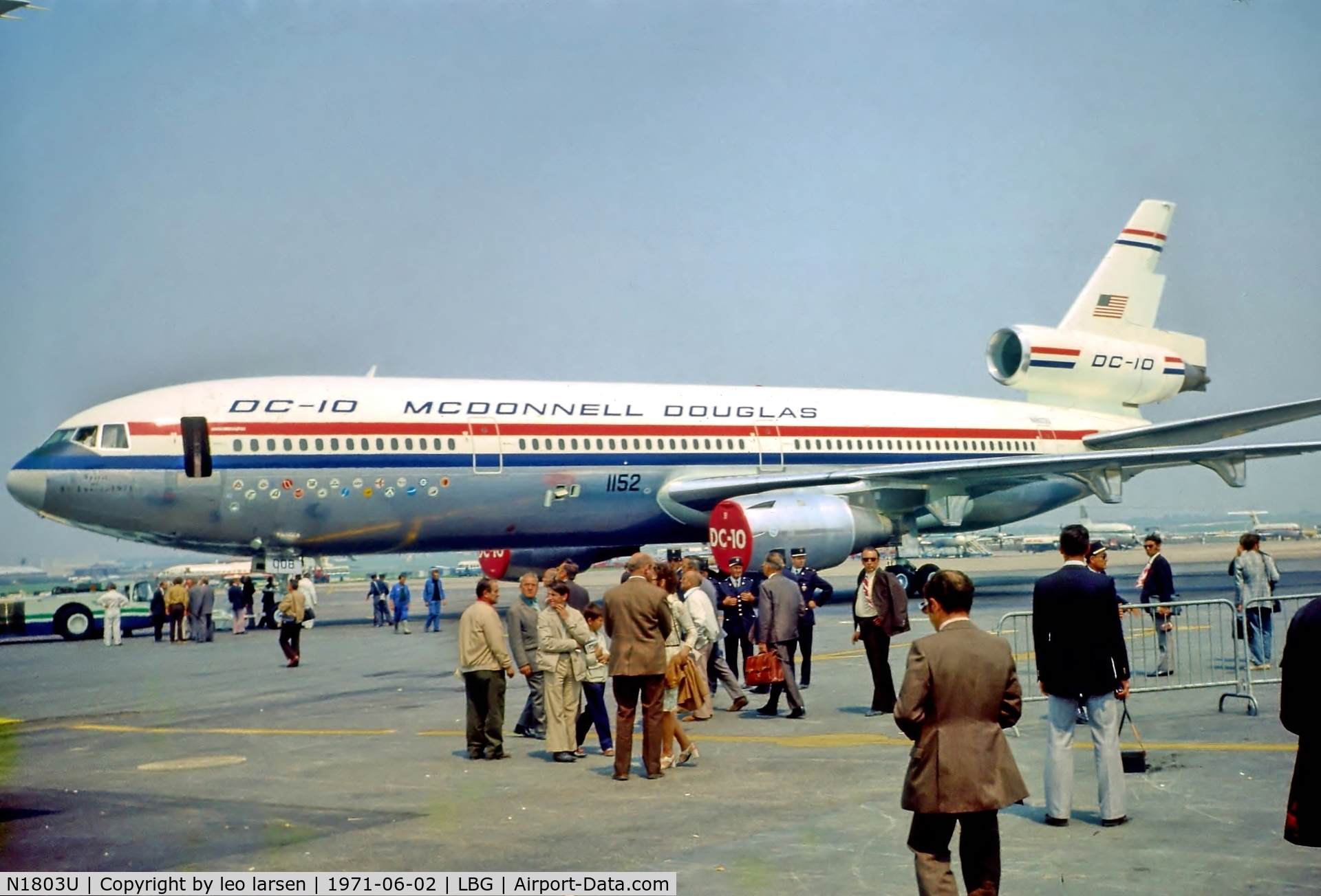 N1803U, 1971 McDonnell Douglas MD-10-10F C/N 46602, Paris Air Show LBG 2.6.71