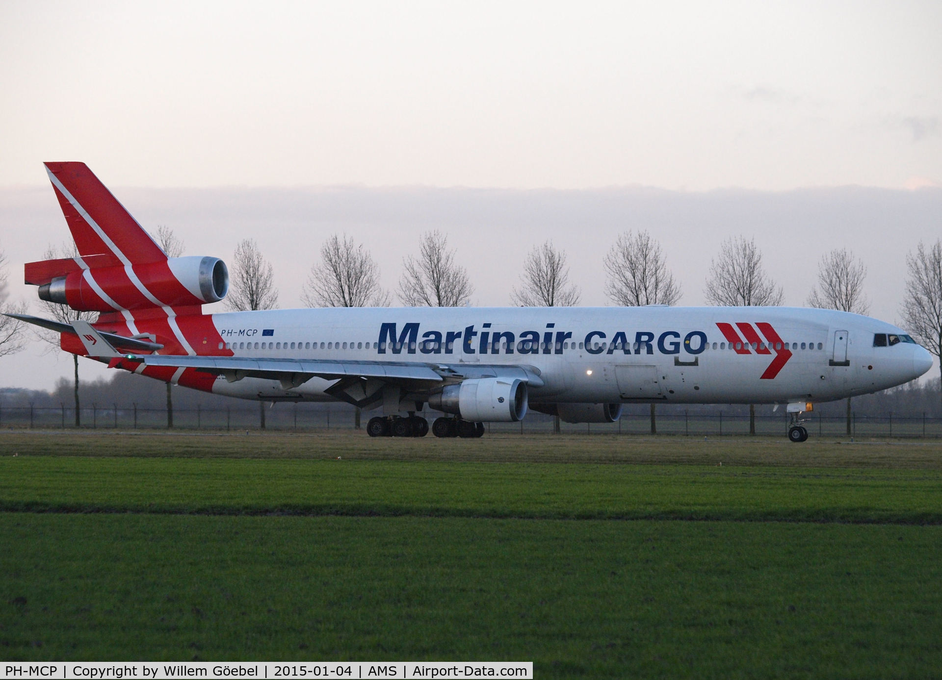 PH-MCP, 1994 McDonnell Douglas MD-11F C/N 48616, Taxi to runway 36L of Schiphol Airport