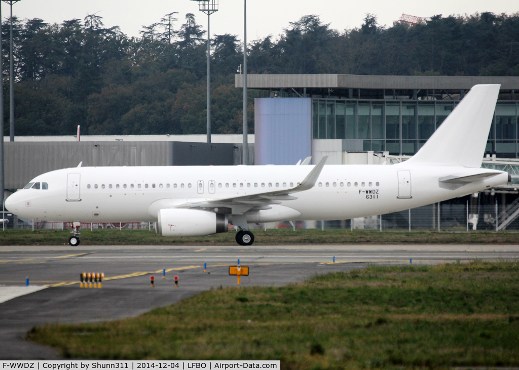 F-WWDZ, 2014 Airbus A320-232 C/N 6311, C/n 6311 - To be VT-TTD