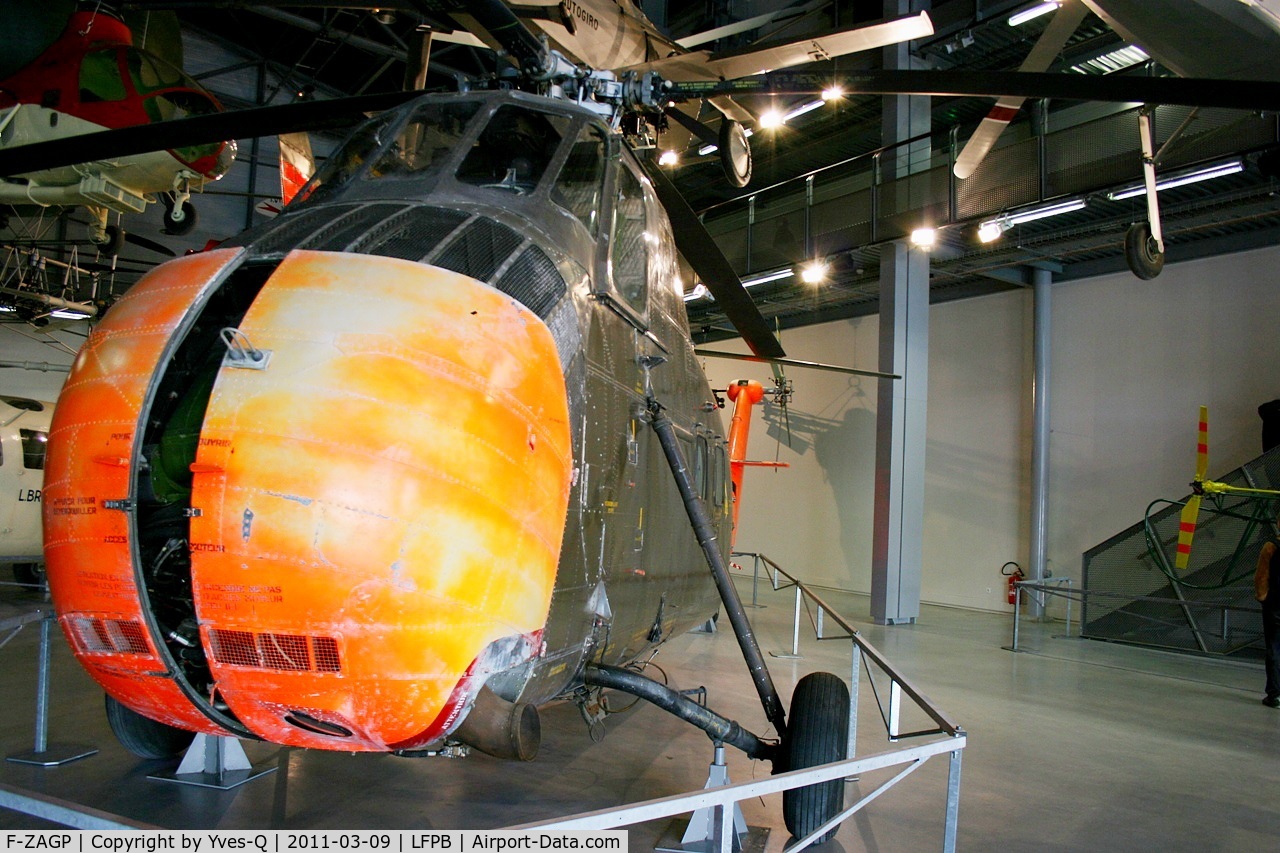 F-ZAGP, Sikorsky H-34A Choctaw C/N SA53, Sikorsky H-34A SA-53, Air & Space Museum Paris-Le Bourget (LFPB)