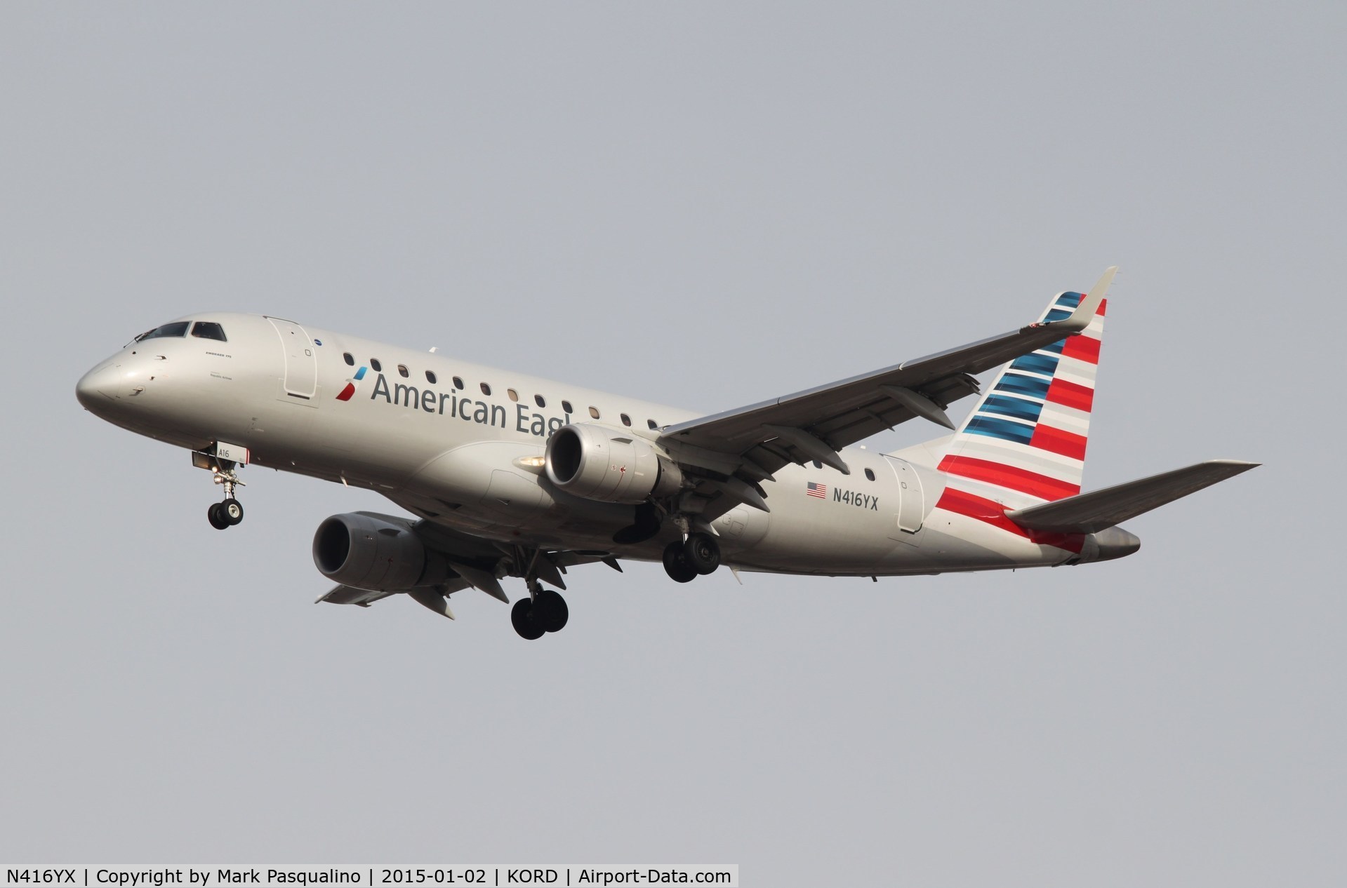 N416YX, 2013 Embraer 175LR (ERJ-170-200LR) C/N 17000381, ERJ 170-200 LR