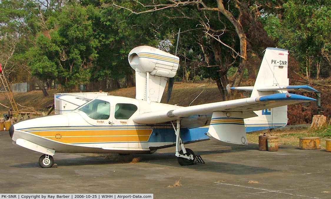 PK-SNR, 1974 Lake LA-4-200 Buccaneer C/N 647, Lake LA-4-200 Buccaneer [647] Jakarta-Halim Perdanakusuma Int~PK 25/10/2006