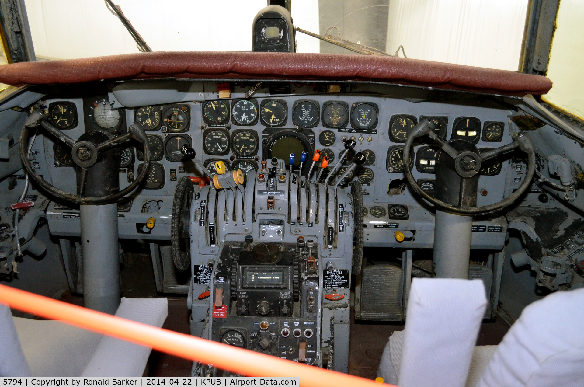 5794, 1952 Convair HC-131A (C-131A) Samaritan C/N 53-14, Cockpit-Weisbrod Aircraft Museum