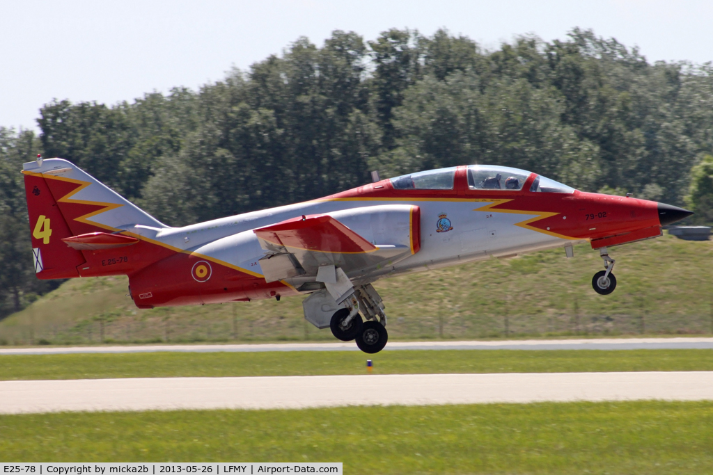 E25-78, CASA C-101EB Aviojet C/N EB01-78-086, Take off