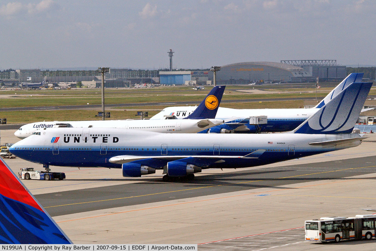N199UA, 1997 Boeing 747-422 C/N 28717, Boeing 747-422 [28717] (United Airlines) Frankfurt~D 15/09/2007