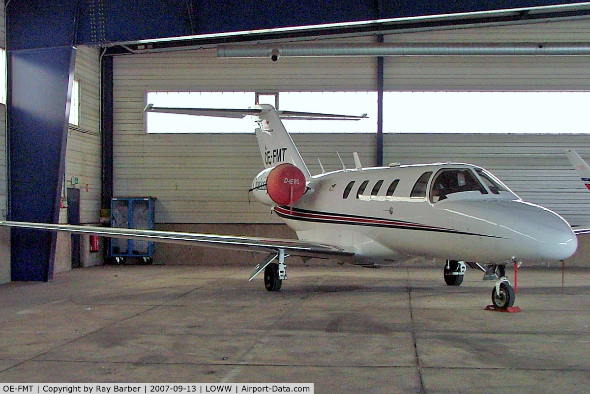 OE-FMT, 1997 Cessna 525 Citationjet C/N 525-0217, Cessna Citation Jet  [525-0217] Vienna-Schwechat~OE 13/09/2007