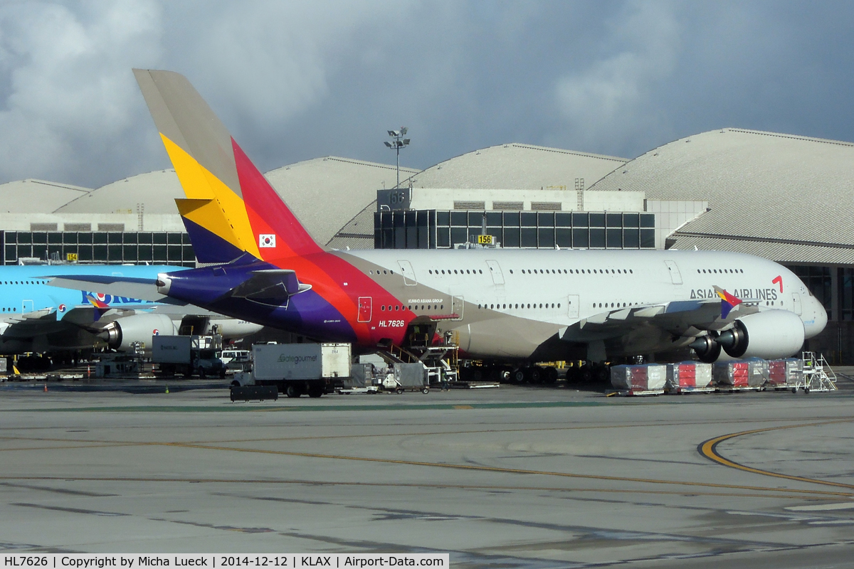 HL7626, 2013 Airbus A380-841 C/N 155, First time I have seen the whalejet in OZ colours