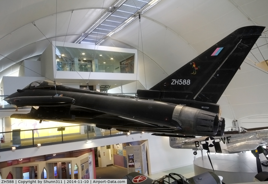 ZH588, 1994 Eurofighter EF-2000 Typhoon DA2 C/N DA2, Preserved inside London - RAF Hendon Museum
