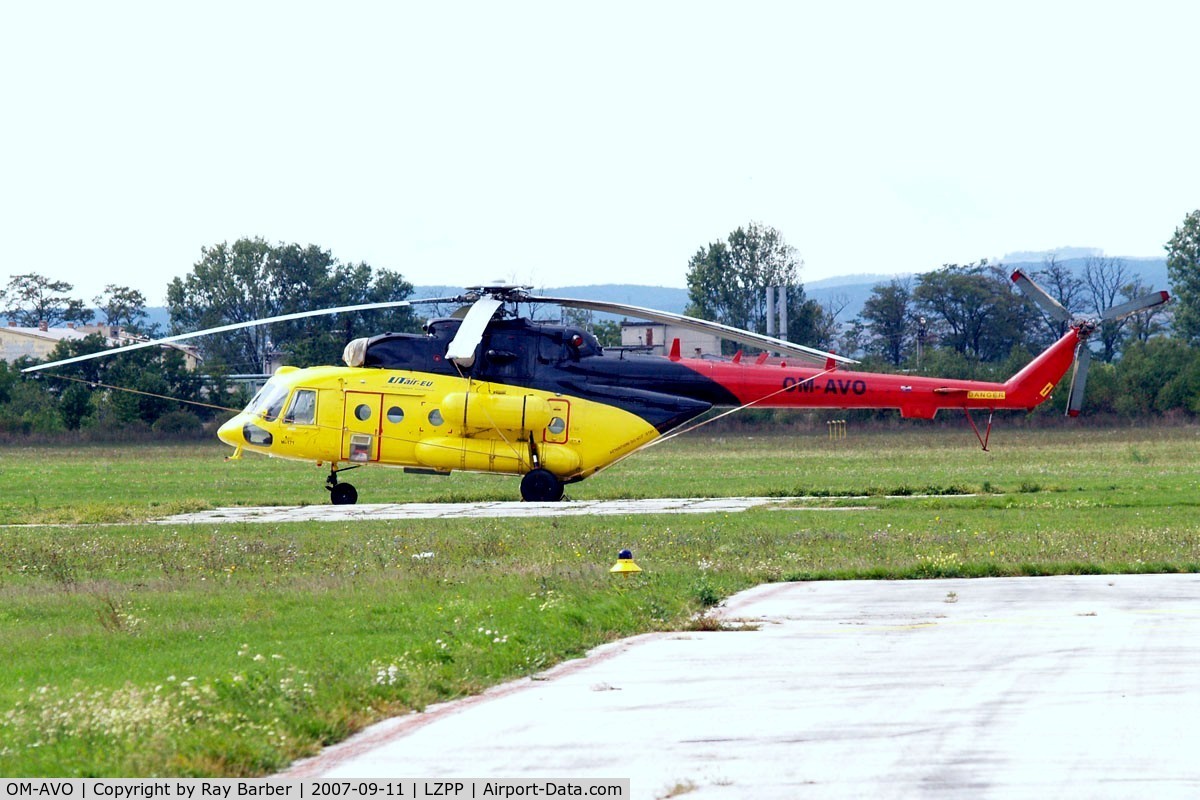 OM-AVO, Mil Mi-171 (Mi-8AMT) C/N 171C00066431809U, Mil Mi-171A [171C00066431809] (UT Air Europe) Piestany~OM 11/09/2007
