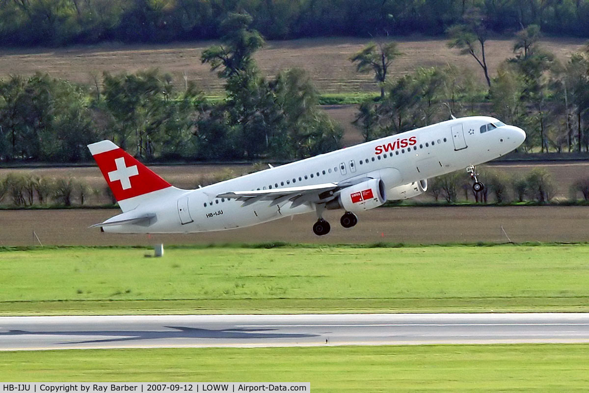 HB-IJU, 2003 Airbus A320-214 C/N 1951, Airbus A320-214 [1951] (Swiss International Air Lines) Vienna-Schwechat~OE 12/09/2007