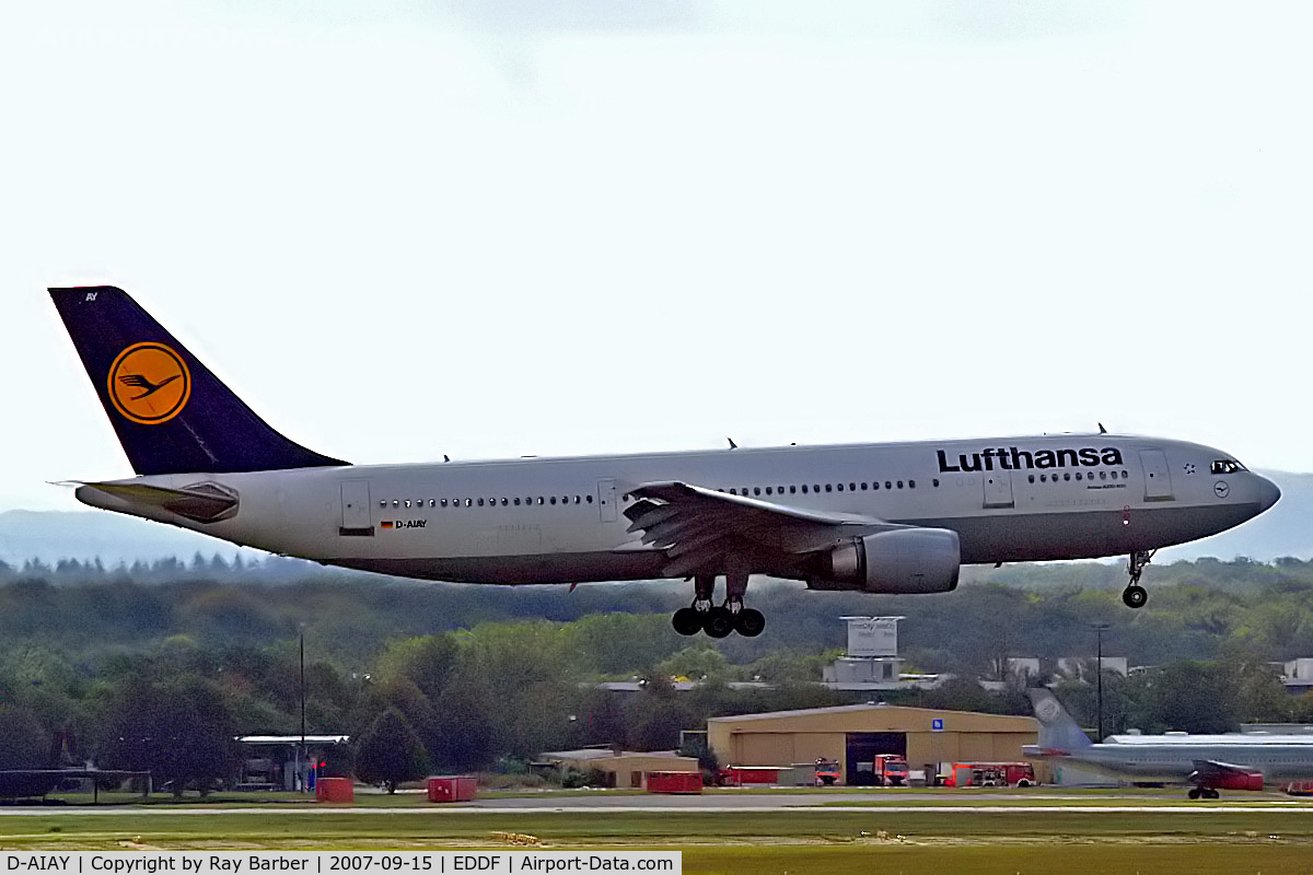 D-AIAY, 1990 Airbus A300B4-605R C/N 608, Airbus A300B4-605R [608] (Lufthansa) Frankfurt~D 15/09/2007