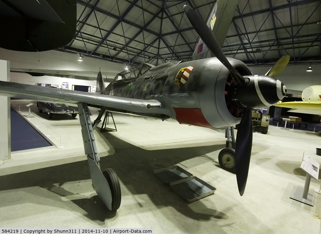 584219, Focke-Wulf Fw-190F-8/U1 C/N 584219, Preserved inside London - RAF Hendon Museum