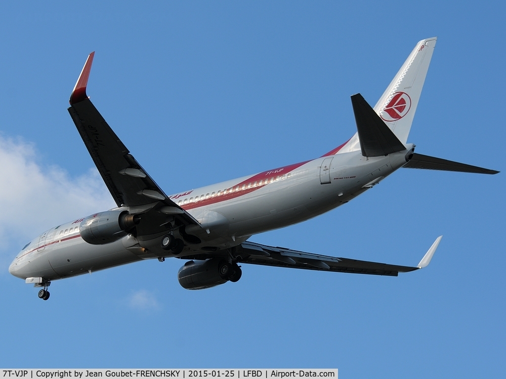 7T-VJP, 2001 Boeing 737-8D6 C/N 30208, AH landing 23 from Alger