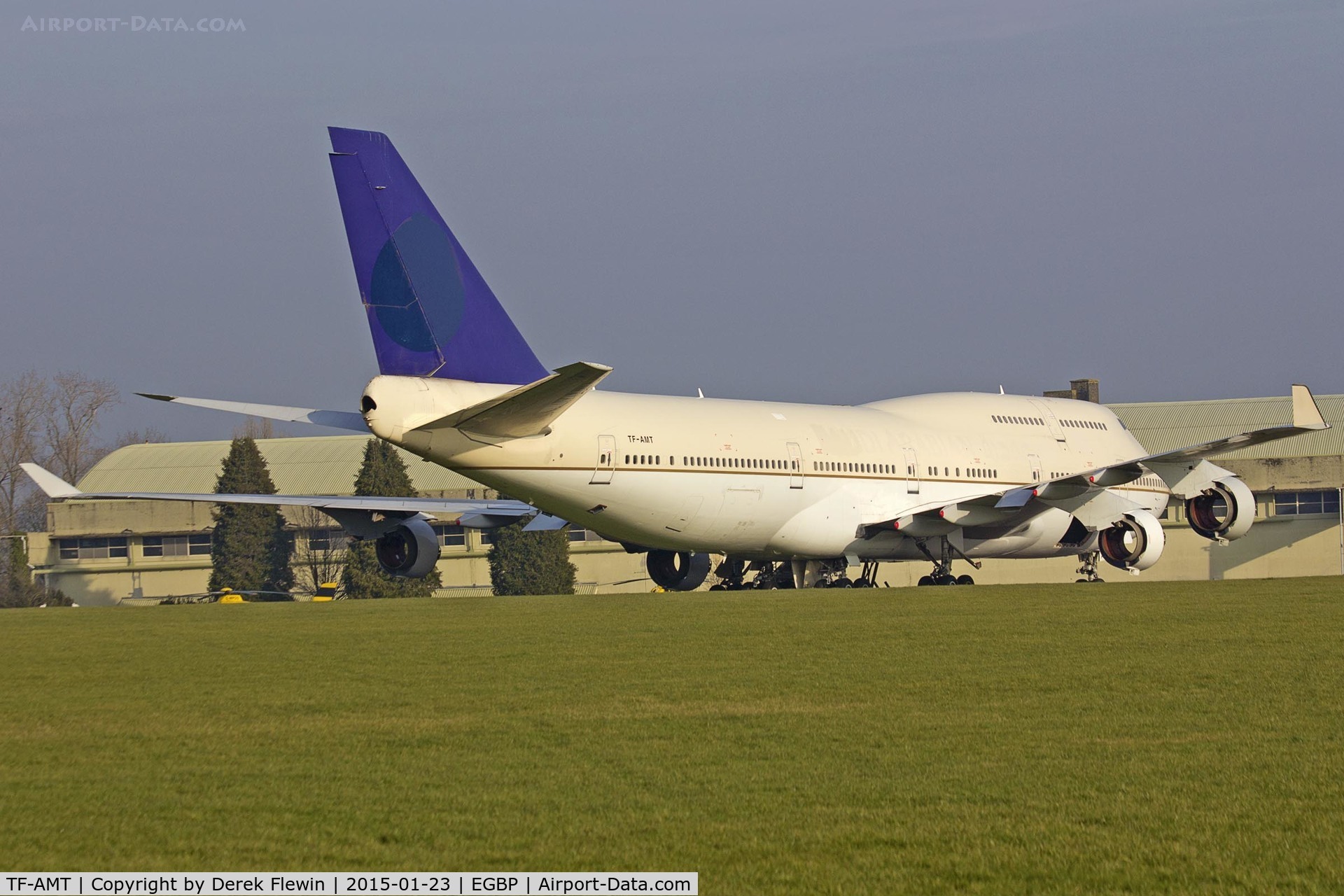 TF-AMT, 1991 Boeing 747-481 C/N 25135, 747-481, ex Saudi Arabian Airlines, previously JA8097, stored.