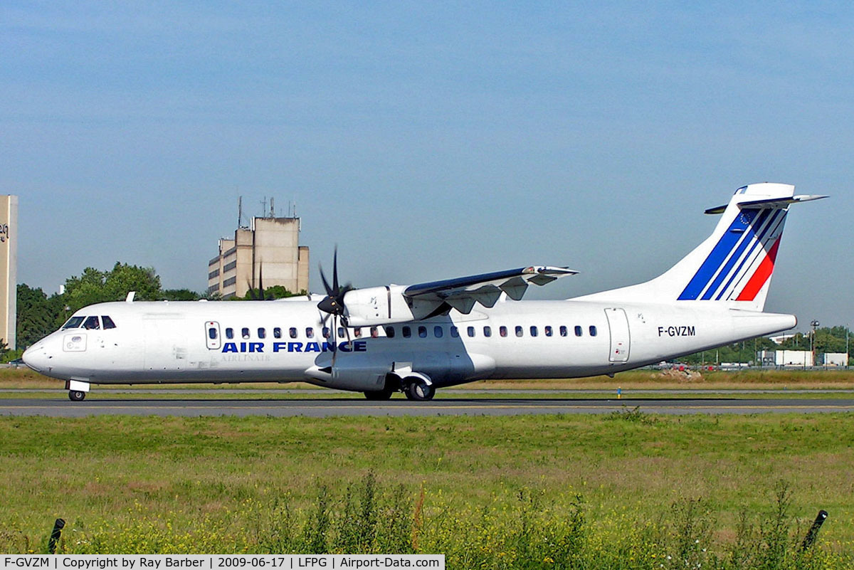 F-GVZM, 1999 ATR 72-212A C/N 590, Aerospatiale ATR-72-212A [590] (Air France) Paris-Charles De Gaulle~F 17/06/2009