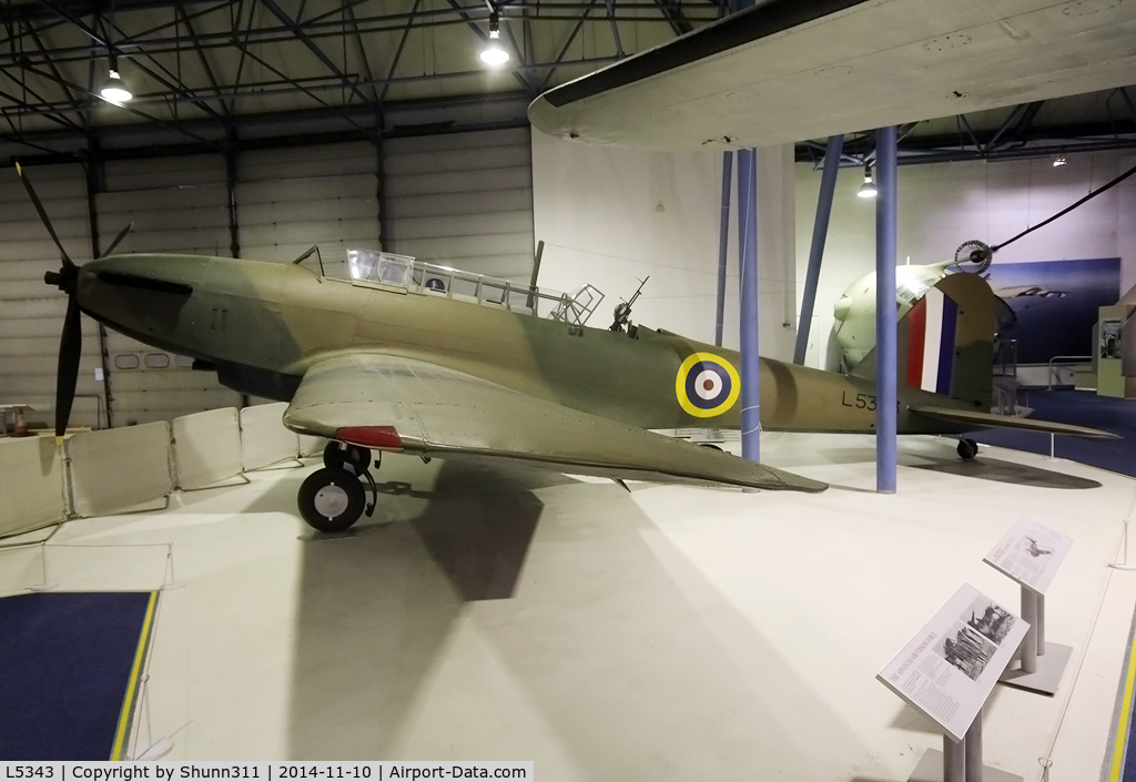 L5343, 1939 Fairey Battle I C/N L5343, Preserved inside London - RAF Hendon Museum