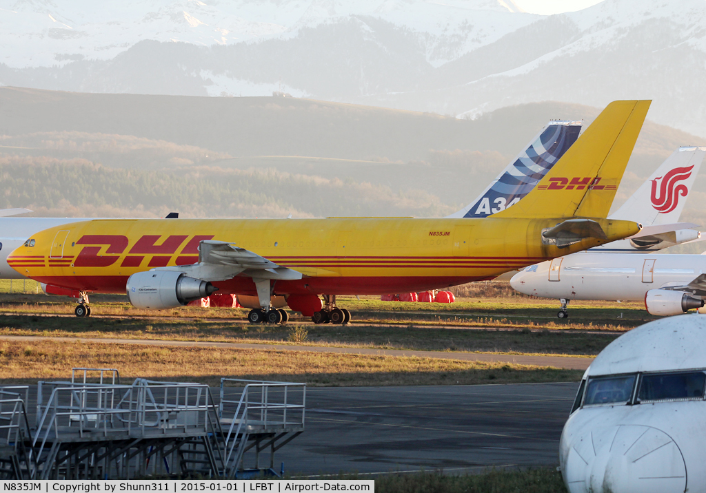 N835JM, 1983 Airbus A300B4-203F C/N 259, Still stored in DHL c/s... Ex. EI-OZF