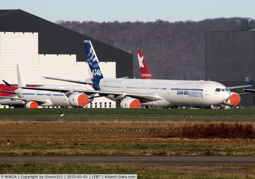 F-WWCA, 2001 Airbus A340-642 C/N 360, Stored at TARMAC Factory since many month...