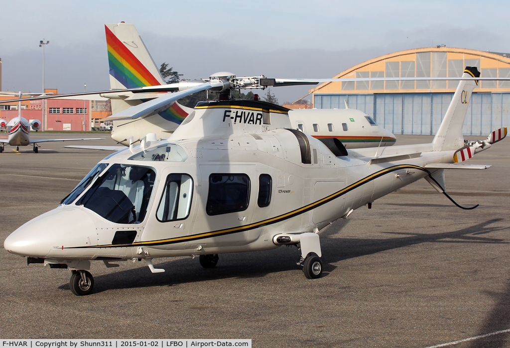 F-HVAR, Agusta AW-109E Power Elite C/N 11160, Parked at the General Aviation area...