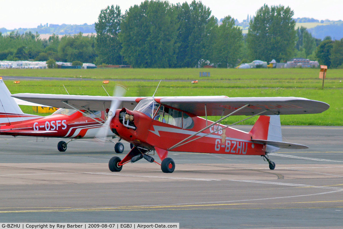 G-BZHU, 1982 Wag-Aero Sport Trainer C/N AACA/351, WAG-Aero Sport Trainer [AACA/351] Staverton~G 07/08/2009