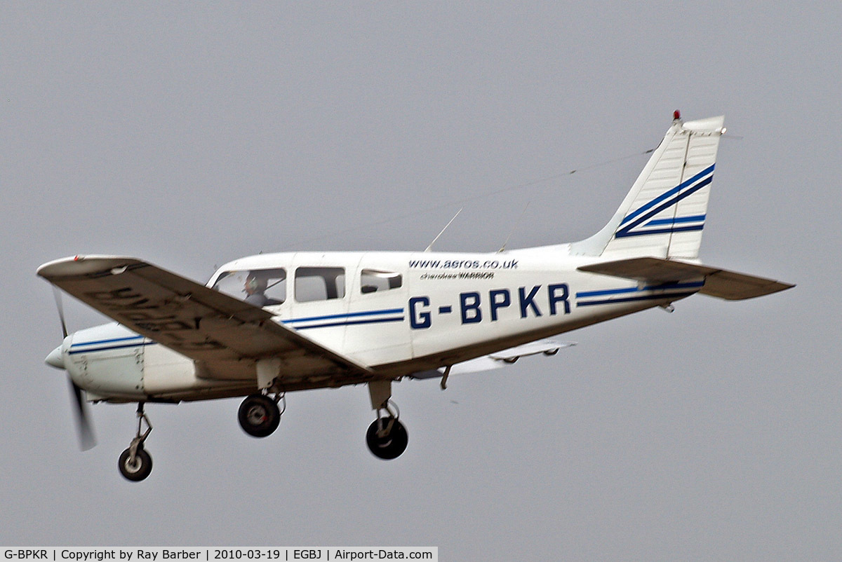 G-BPKR, 1975 Piper PA-28-151 Cherokee Warrior C/N 28-7515446, Piper PA-28-151 Cherokee Warrior [28-7515446] Staverton~G 19/03/2010