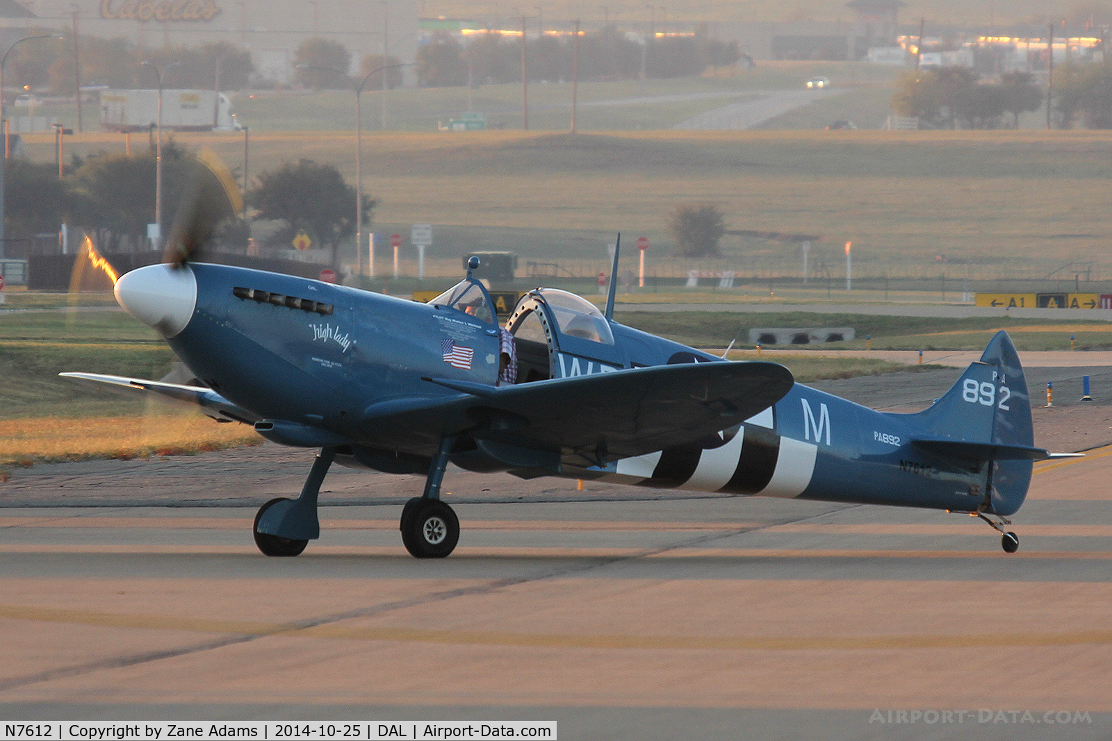 N7612, Supermarine Aircraft Spitfire Mk.26B C/N 077, At the 2014 Alliance Airshow - Fort Worth, TX
