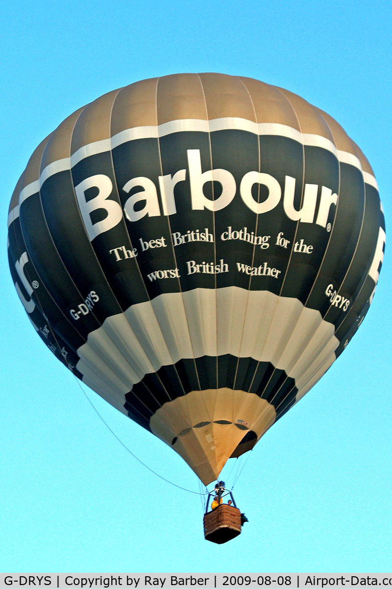 G-DRYS, 1996 Cameron Balloons N-90 C/N 3377, Cameron N-90 HAFB [3377] Ashton Court~G 08/08/2009